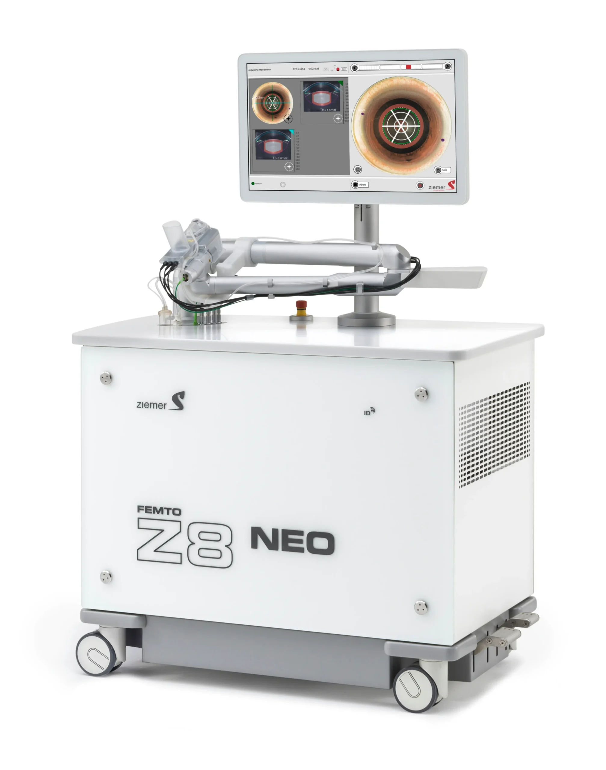 Ziemer Femto Neo Z8 - femtolézer - lézeres szemműtét - svájci lézer - lebenyes technológia - alacsony energia